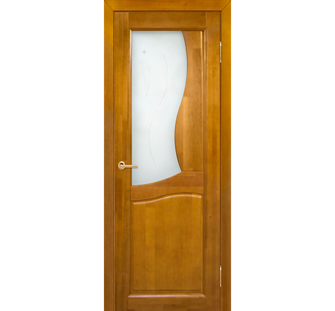 Дверь межкомнатная из массива ольхи Верона ДО (3 цвета) купить в Руденске