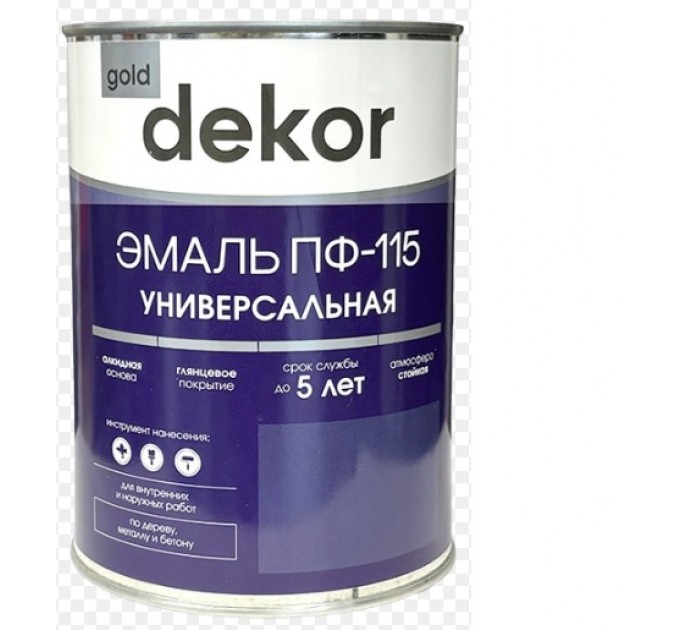 Эмаль ПФ-115  Decor  – 0,8 л купить в Руденске